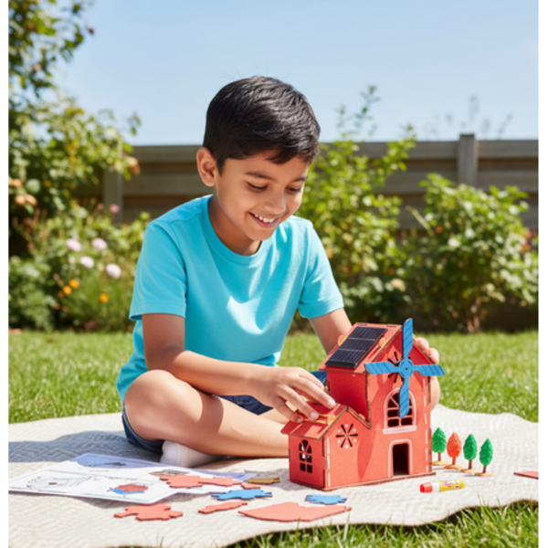Build Your Own Solar Farm House - Educational Science Kit - Image 2