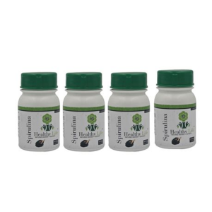 Healthy Life Spirulina Capsules 500mg - 60's x 4