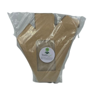 Kraft Sandwich Wedge 4 Slice - PLA Window, 12 x 7.5cm - 25 Pack