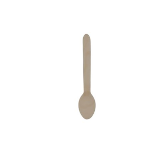 Wooden Spoons 16cm, Eco-Friendly Disposable Spoons-Pack of 100 pcs