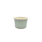 Blue Striped Ice Cream Tub - 120ml - Pack of 50