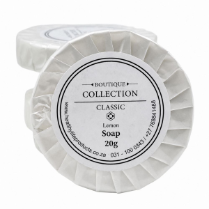 Boutique Soap Bars for Hotels, Guesthouse, BnB, Lodges, Lemon Scented - 20g
