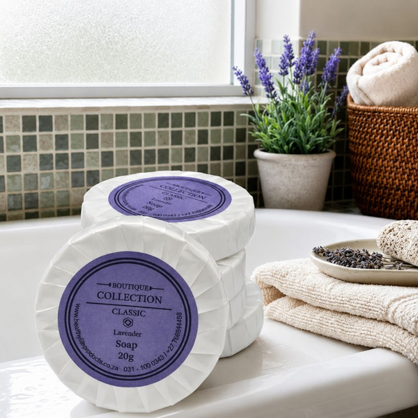 Boutique Soap for Hotels, BnB, Lodges - Lavender Scent - 20g - Image 4