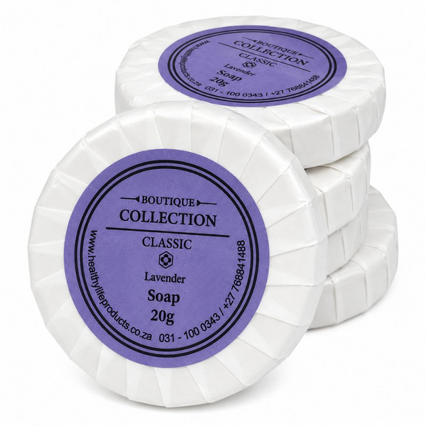 Boutique Soap for Hotels, BnB, Lodges - Lavender Scent - 20g - Image 3